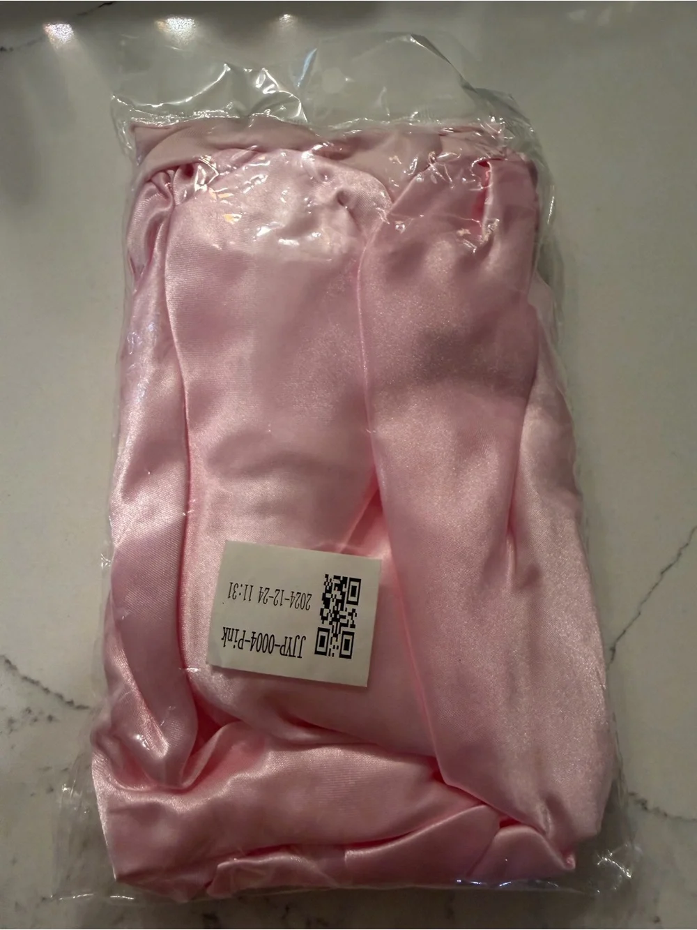 NWOT Coquette Curls Pink Silk Sleep Bonnet Cap - One Size